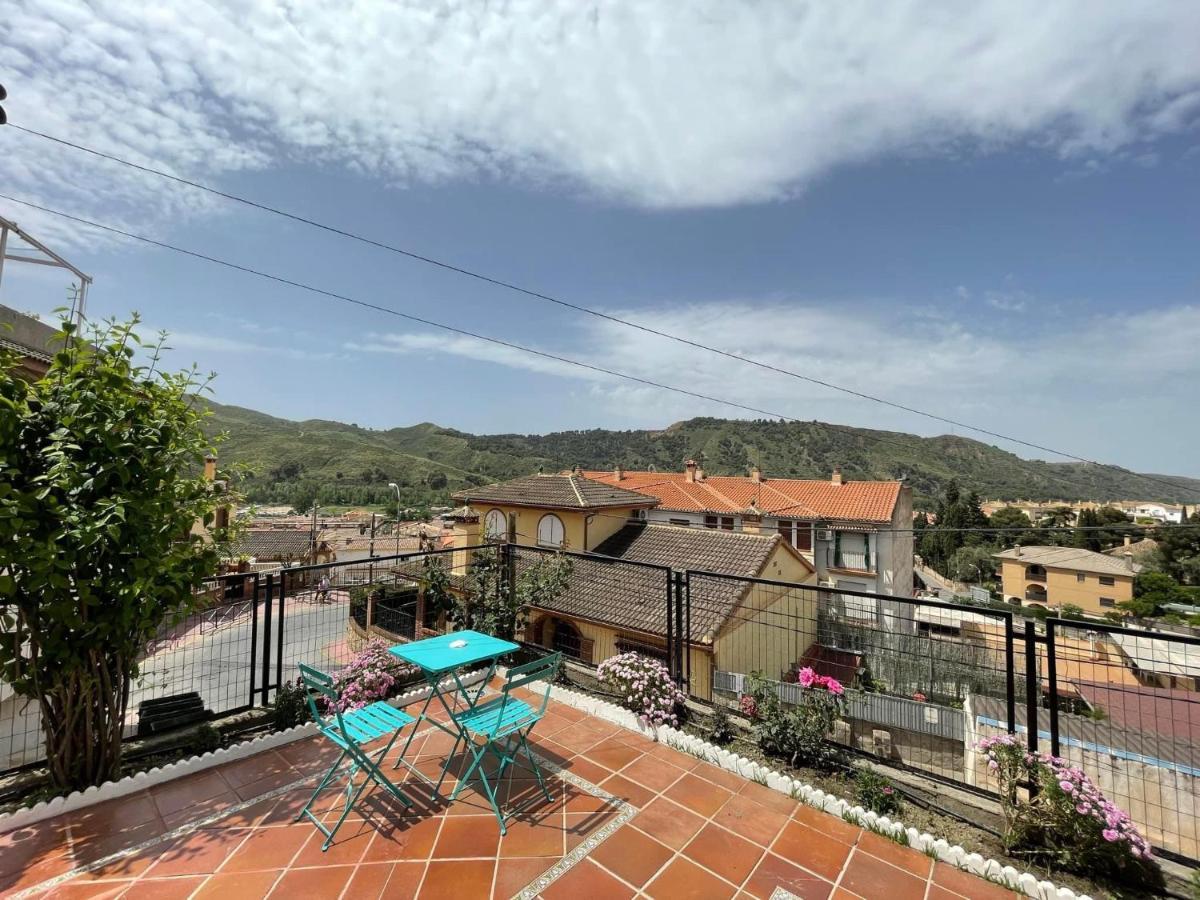 Casa Rural Vistablanca En Una Sola Planta Con Bonitas Vistas Y Piscina - Junto A La Capital Y La Alhambra Cenes De La Vega Eksteriør bilde