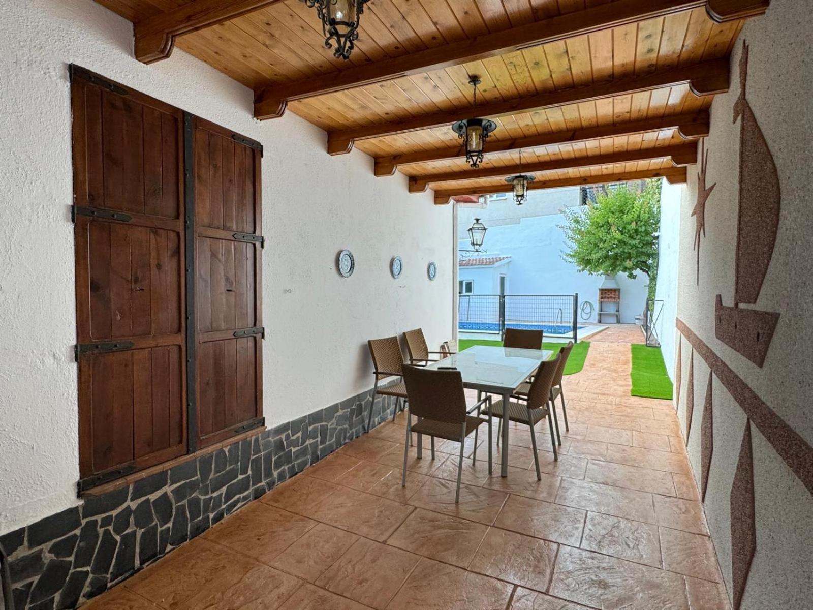 Casa Rural Vistablanca En Una Sola Planta Con Bonitas Vistas Y Piscina - Junto A La Capital Y La Alhambra Cenes De La Vega Eksteriør bilde