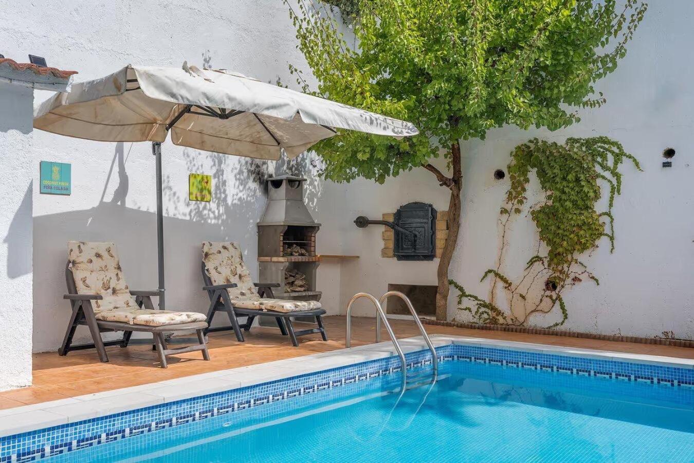 Casa Rural Vistablanca En Una Sola Planta Con Bonitas Vistas Y Piscina - Junto A La Capital Y La Alhambra Cenes De La Vega Eksteriør bilde